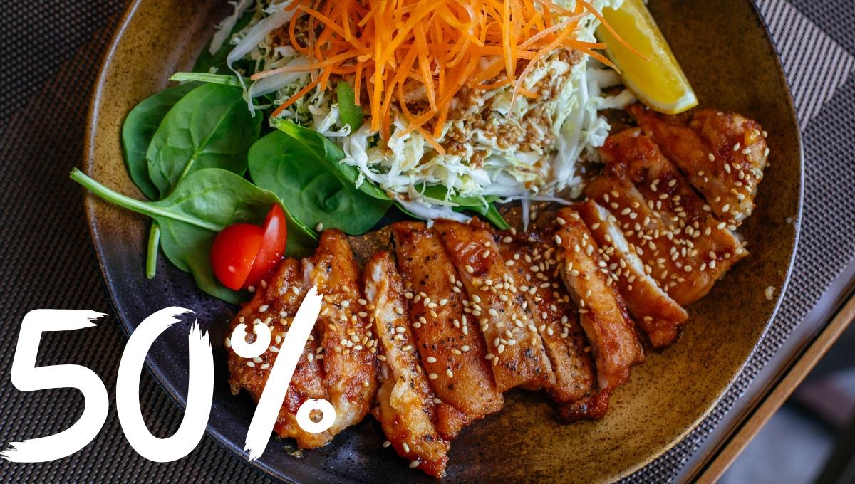 Tu plato deberá tener el 50% de esta comida si quieres vivir más años